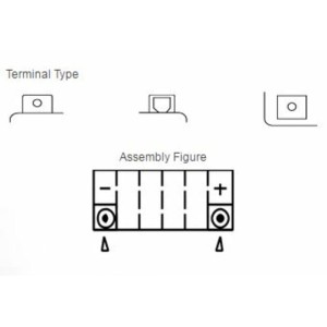 Yuasa battery YTZ8V Wet charged (cargada y activada)
