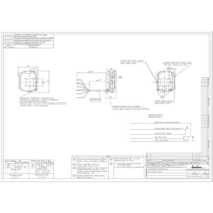 Botón on/off con arranque 9A Domino negro 0351AB.9A