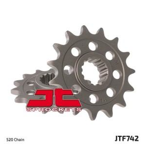Piñón JT SPROCKETS acero estándar 742 - Paso 520