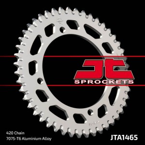 Corona JT SPROCKETS aluminio ultraligera autolimpiable 1465 - Paso 420