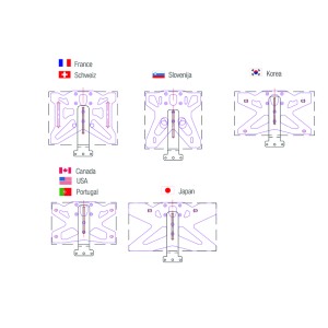 Reflector de soporte vertical BIHR