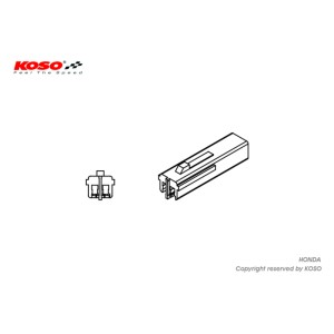 Cable adaptador plug & play KOSO para intermitentes Honda