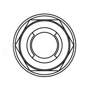 Tuerca fuji con brida BOLT M8 x 1,25 x 12mm