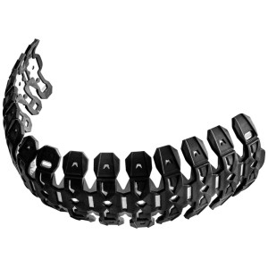 Protector de escape Polisport Armadillo Negro