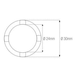 Vaso almenado cilíndrica con muescas MOTION PRO Honda