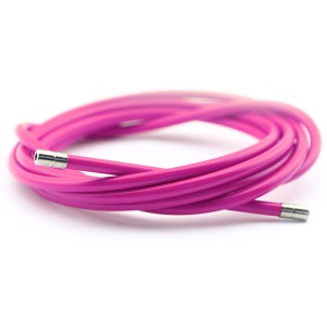 Funda cable acero laminado Ø5 Rosa 2m