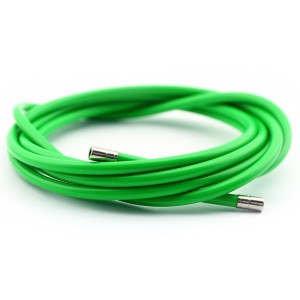 Funda cable acero laminado Ø5 Verde 2m
