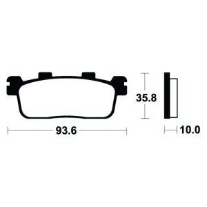 Pastillas de freno Tecnium MSS363 Sinterizadas