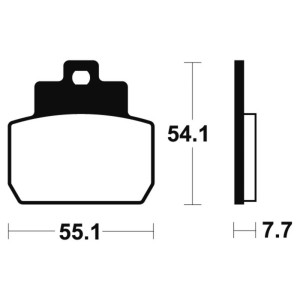 Pastillas de freno Tecnium MSS331 Sinterizadas