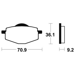 Pastillas de freno Tecnium MR75 Sinterizadas
