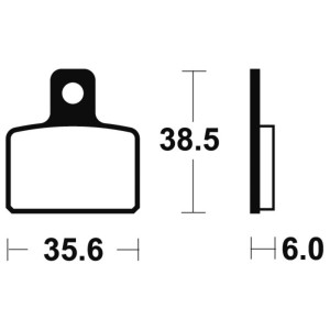 Pastillas de freno Tecnium MOR303 Sinterizadas racing