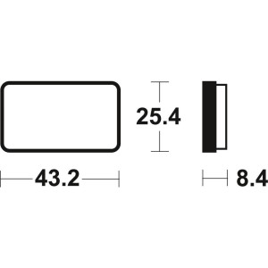 Pastillas de freno Tecnium MOA327 Sinterizadas