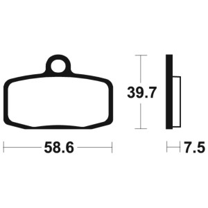 Pastillas de freno Tecnium MO385 Sinterizadas