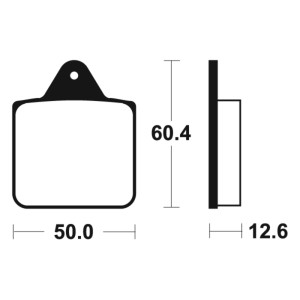 Pastillas de freno Tecnium MO256 Sinterizadas