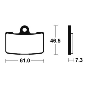 Pastillas de freno Tecnium MF356 Sinterizadas