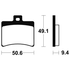 Pastillas de freno Tecnium Scooter orgánicas ME247