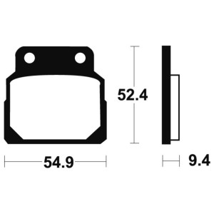 Pastillas de freno Tecnium MA98 Orgánicas