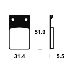 Pastillas de freno Tecnium MA95 Orgánicas