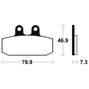 Pastillas de freno Tecnium MA88 Orgánicas