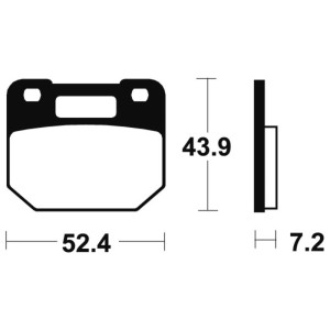 Pastillas de freno Tecnium MA87 Orgánicas