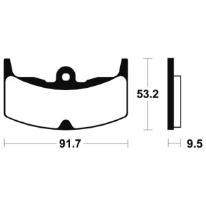 Pastillas de freno Tecnium MA71 Orgánicas