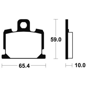 Pastillas de freno Tecnium MA47 Orgánicas