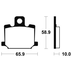 Pastillas de freno Tecnium MA35 Orgánicas