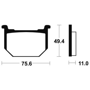 Pastillas de freno Tecnium MA33 Orgánicas