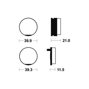 Pastillas de freno Tecnium MA29 Orgánicas
