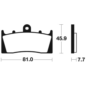 Pastillas de freno Tecnium MA243 Orgánicas