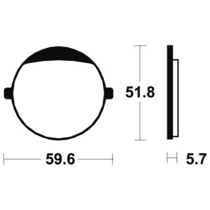 Pastillas de freno Tecnium MA199 Orgánicas