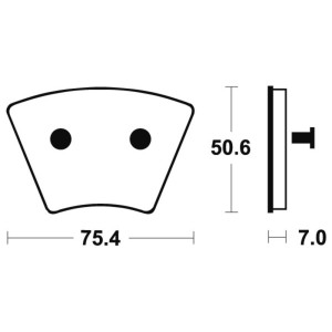 Pastillas de freno Tecnium MA179 Orgánicas