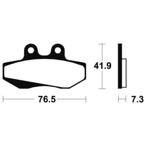 Pastillas de freno Tecnium MA152 Orgánicas