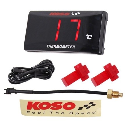 Marcador de temperatura KOSO rojo super slim