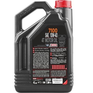 Garrafa 4L aceite Motul 7100 sintético 10W-40 4T