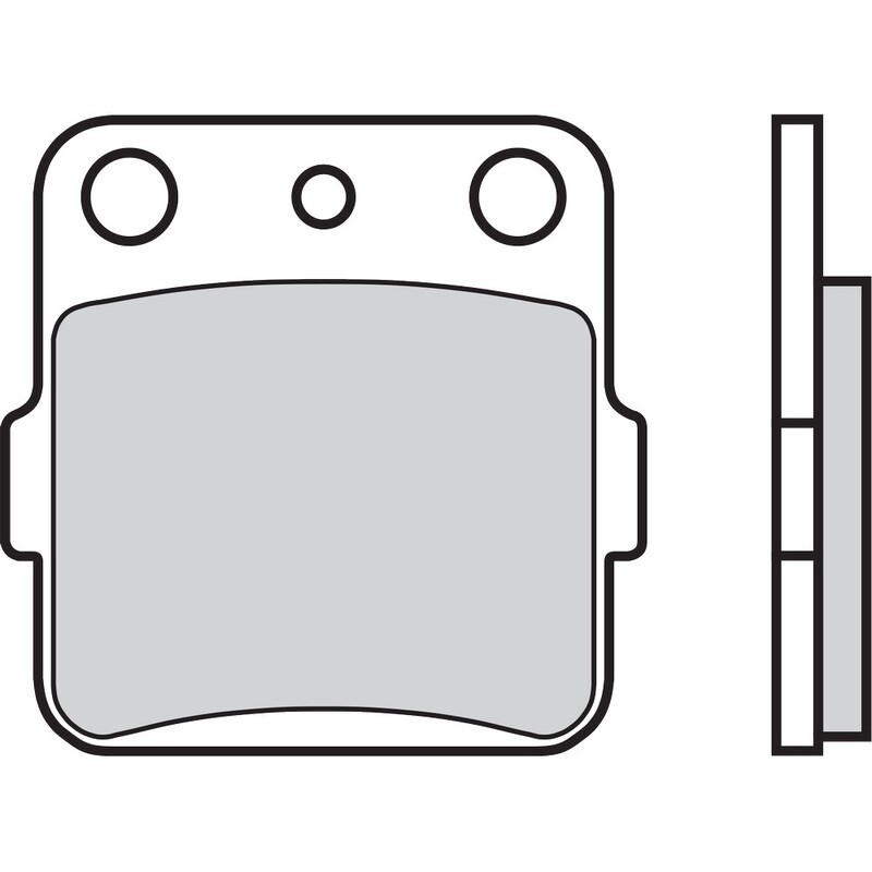 Pastillas de freno orgánicas Brembo 07HO22TT